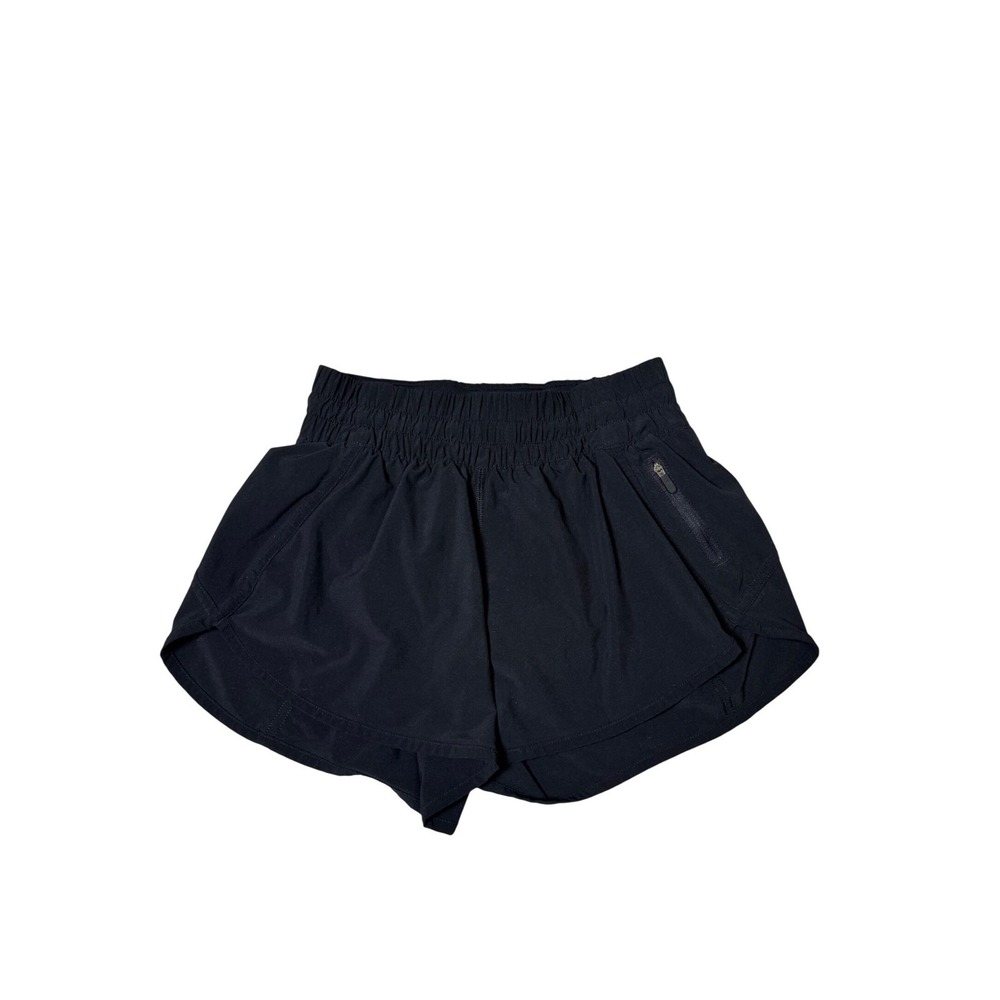 Lululemon Tracker Shorts Black Size 6 Activewear Athleisure Fitness - Picture 2 of 6
